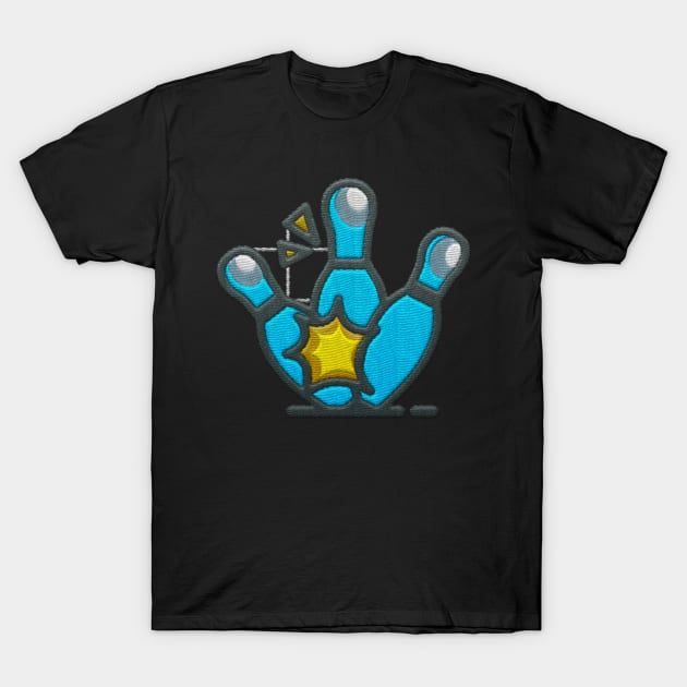 Bowling pins T-Shirt by aaallsmiles